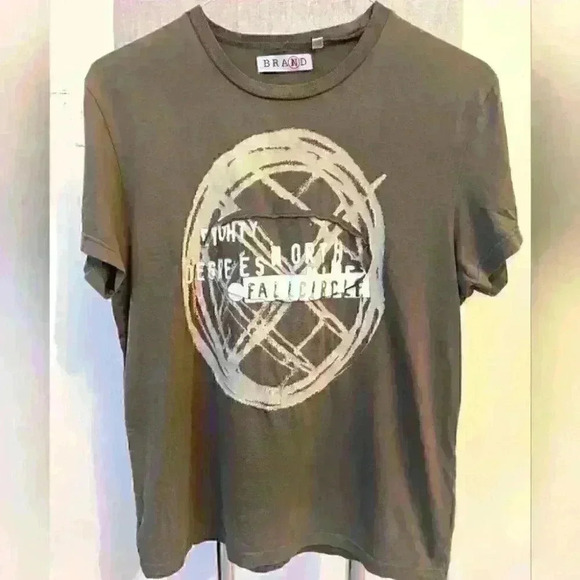 Men's Cotton Brand Green T-shirt -  size Medium - Picture 2 of 6